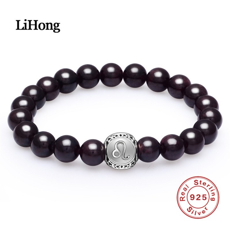 Luxury 100% 925 Sterling Silver 8mm Beaded Bracelet Bangle for Women Fit DIY Charm Bead Authentic Fine Jewelry Gift