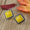 Luxury 12mm Big Natural Agate Jade Earrings For Women 925 Sterling Silver Stud Earrings Vintage Wedding Earrings Jewelry SE05