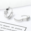 925 Stamp Silver Color Minimalist Zircon Star Earrings From Enamel Jewelry For Women 2022 Christmas