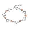 Luxury 925 Sterling Silver Bracelets Heart Charm Bracelet High Quality Men Women Fine Bracelet Women Jewelry Christmas Gifts