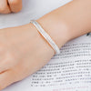 925 Sterling silver fine 6MM geometry chain bracelet neckalce jewelry set for women man Party wedding Accessories