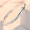 925 sterling silver Lucky grass clovers bracelets Bangles for women korean party wedding jewelry Holiday gifts