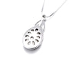 Big Water Drop Pendant Necklace For Women Gifts Oval Circles With Snake Chain Long Necklaces Party Wedding Jewelry 2022