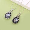 Big Water Drop Pendant Necklace For Women Gifts Oval Circles With Snake Chain Long Necklaces Party Wedding Jewelry 2022