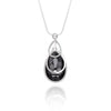 Big Water Drop Pendant Necklace For Women Gifts Oval Circles With Snake Chain Long Necklaces Party Wedding Jewelry 2022