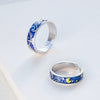 Brand Van Gogh Night Open Rings For Women Men Simple Design Silver Color Lovers Blue Starry Sky Ring Party Jewelry A946