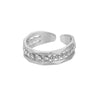 CZ Crystal Rings For Women Stainless Steel Engagement Finger Ring Wedding Band Couple Party Jewelry Gift anillos mujer