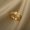 CZ Crystal Rings For Women Stainless Steel Engagement Finger Ring Wedding Band Couple Party Jewelry Gift anillos mujer
