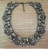 Crystal Large Collar Big Choker Necklace Women Boho Ethnic Statement Necklace Female Indian Rhinestone Big Necklace Girl