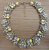 Crystal Large Collar Big Choker Necklace Women Boho Ethnic Statement Necklace Female Indian Rhinestone Big Necklace Girl