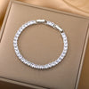 Cubic Zirconia Tennis Bracelet For Women Men Iced Out Chain Crystal Bracelet Wedding Band Couple Jewerly Gift pulseras