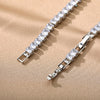 Cubic Zirconia Tennis Bracelet For Women Men Iced Out Chain Crystal Bracelet Wedding Band Couple Jewerly Gift pulseras