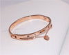Luxury Fashion Women Bracelets & Bangles Summer Style Screw Open Bangles For Lady Rhinestone Bracelet Fine Jewelry Drop shipping