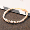 Luxury Fashion Women's Party Accessories Christmas Gifts Pearl Crystal Bracelet Jewelry Charm Bridal Wedding Jewelry