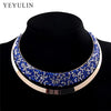 Full Crystal Choker Necklace Exaggerated  Maxi Statement Choker Collar Necklaces Bijoux Jewelry For Women