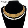 Full Crystal Choker Necklace Exaggerated  Maxi Statement Choker Collar Necklaces Bijoux Jewelry For Women