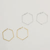 Gold Color Geometry Hoop Earrings For Woman Party Gifts Female Piercing Ear Accessory Jewelry Korean  2022