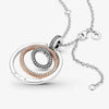 Jewelry Round Rose Gold Pendant Trendy 925 Sterling Silver Chain Necklace  Choker Designer Gifts For Women Unisex