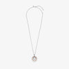 Jewelry Round Rose Gold Pendant Trendy 925 Sterling Silver Chain Necklace  Choker Designer Gifts For Women Unisex
