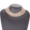 Necklace multi layer Rhinestone Necklace women's layered collar Maxi Necklace statement jewelry  wedding