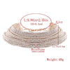 Necklace multi layer Rhinestone Necklace women's layered collar Maxi Necklace statement jewelry  wedding