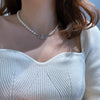 Pearl Saturn Necklace For Women Cute Wedding Pearl Clavicle Chain Choker Necklaces For Girl Jewelry On The Neck