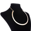 Pendant Charm Choker Necklaces Women Metal Weld Statement Bib Collar Necklace Bar Torques African Jewelry