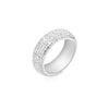 Silver Color Crystal Stainless Steel Ring For Woman Finger Trendy Engagement Wedding Ring Charms Jewelry Gifts 2022