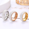 Silver Color Crystal Stainless Steel Ring For Woman Finger Trendy Engagement Wedding Ring Charms Jewelry Gifts 2022