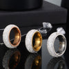 Silver Color Crystal Stainless Steel Ring For Woman Finger Trendy Engagement Wedding Ring Charms Jewelry Gifts 2022