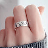 Silver Colour Star Rings For Woman Engagement Jewelry And Accessories Chrismas  Items GaaBou Jewellery