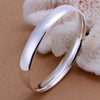 Luxury Silver Plated Cuff Bracelets&Bangles Top New Brand Crystal Simple Twisted Love Charm Bracelet For Women Jewelry
