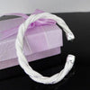 Luxury Silver Plated Cuff Bracelets&Bangles Top New Brand Crystal Simple Twisted Love Charm Bracelet For Women Jewelry