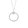 Silver Plated Necklace Brand Jewelry With Round &amp; Heart Pendant Necklace for Women Lover Anniversary Gift Special Offer