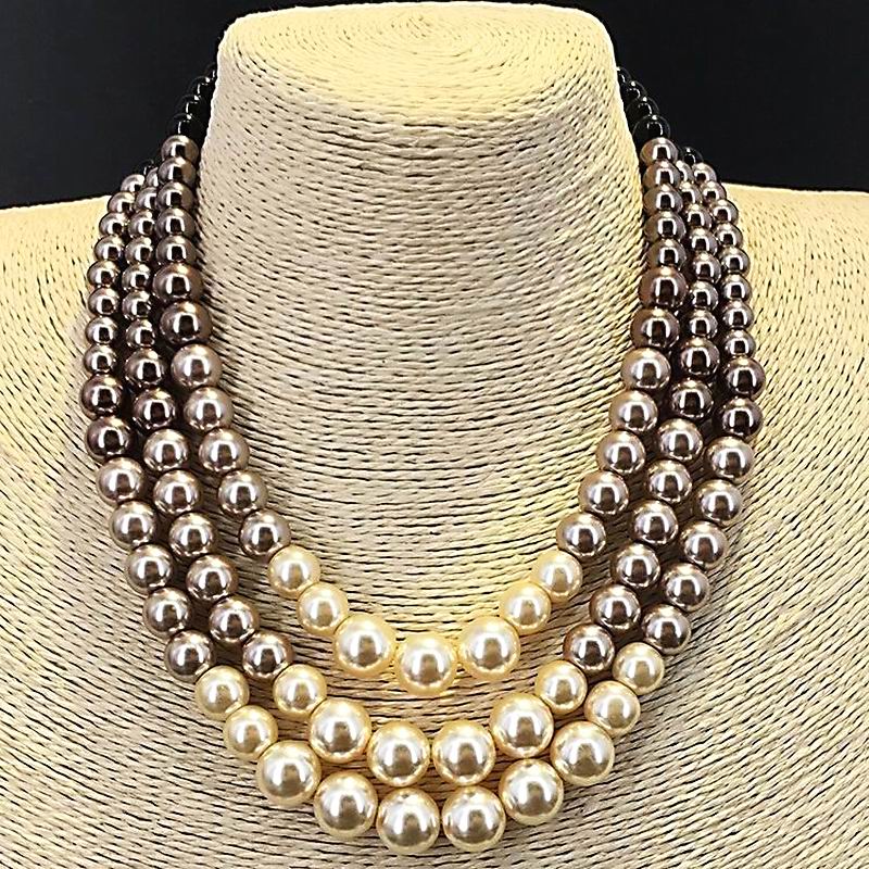Luxury Simulated Pearl Choker Necklace Women Bijoux Classic New Fashion Jewelry Christmas Gift