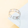 Stainless Steel Women's Rings Gold Silver Color Open Adjustable Rings For Female Trendy Jewelry 2022