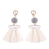 Luxury Statement Tassel Drop Earrings for Women Wedding Bohemian 10 Colors Fringed Hot Sale Dangle Earring For Girl Gifts