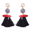 Luxury Statement Tassel Drop Earrings for Women Wedding Bohemian 10 Colors Fringed Hot Sale Dangle Earring For Girl Gifts