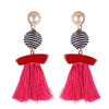 Luxury Statement Tassel Drop Earrings for Women Wedding Bohemian 10 Colors Fringed Hot Sale Dangle Earring For Girl Gifts