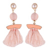 Luxury Statement Tassel Drop Earrings for Women Wedding Bohemian 10 Colors Fringed Hot Sale Dangle Earring For Girl Gifts