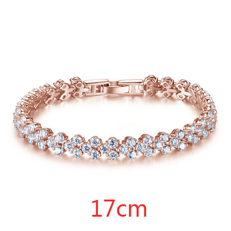 Luxury Vintage Bracelet Crystal Bracelets For Women Charm Bracelets Bangles Femme Bridal Wedding Fine Jewelry Gift