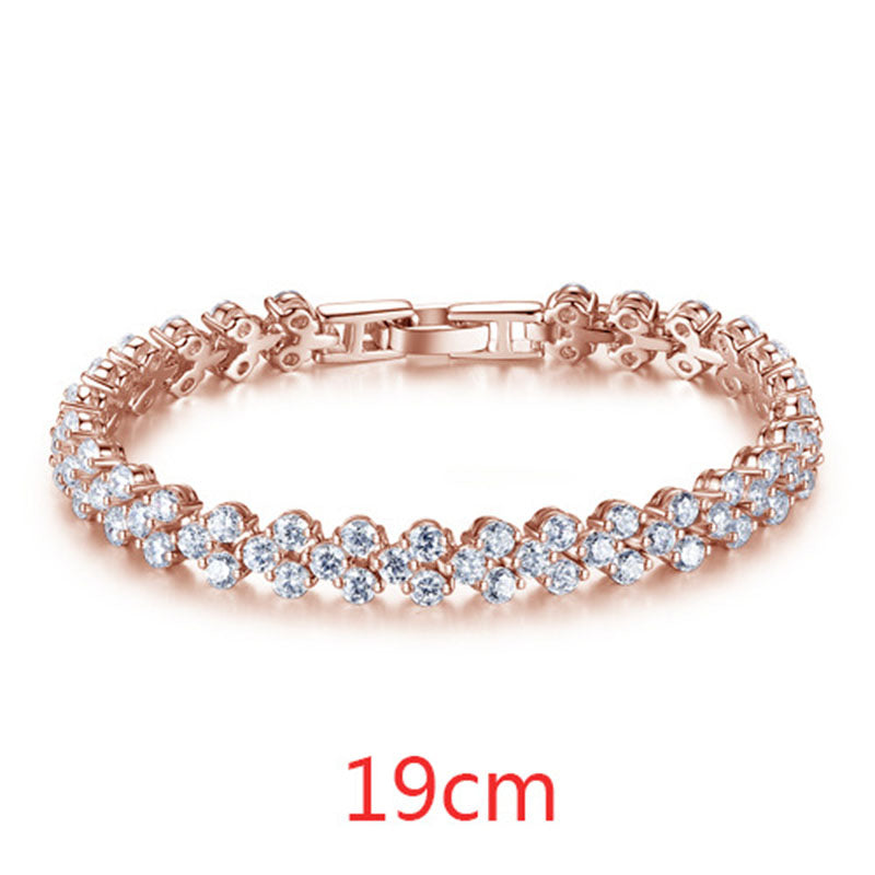 Luxury Vintage Bracelet Crystal Bracelets For Women Charm Bracelets Bangles Femme Bridal Wedding Fine Jewelry Gift