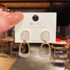 Zircon Earrings For Women 2023 Trend Korean Stud Earrings Female Crystal Couple Aesthetic Jewerly Gift brincos