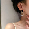 Zircon Earrings For Women 2023 Trend Korean Stud Earrings Female Crystal Couple Aesthetic Jewerly Gift brincos