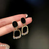 Zircon Earrings For Women 2023 Trend Korean Stud Earrings Female Crystal Couple Aesthetic Jewerly Gift brincos
