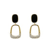 Zircon Earrings For Women 2023 Trend Korean Stud Earrings Female Crystal Couple Aesthetic Jewerly Gift brincos