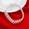 designer 12MM width chain 925 Sterling silver Bracelet for men woman charms jewelry Wedding party Christmas gift