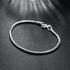designer 925 sterling silver 3mm snake bone Bracelets for woman man jewelry party wedding accessories gifts