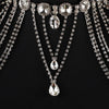 wedding dress necklace studio modeling accessories bridal zircon chain shoulder chain for women's jewelry