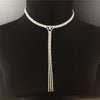 women's simple Tassel Necklace Long Necklace Jewelry simple tassel Style Necklace